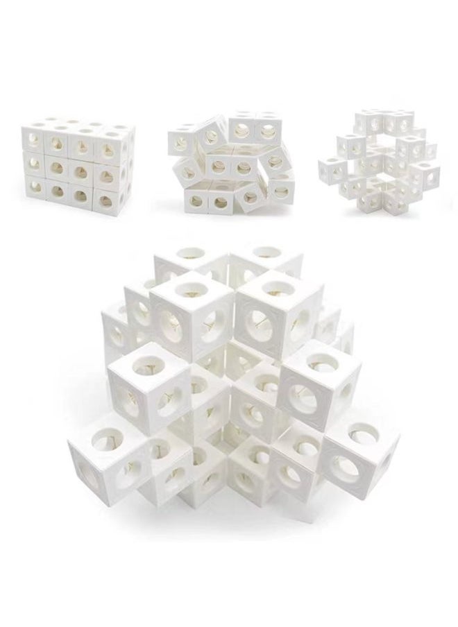 null - Fun Three-dimensional Cube Puzzle 3D Cube Changeable Cube Toy-Color:127PCS Fun Cube Magic Cube - Image 1