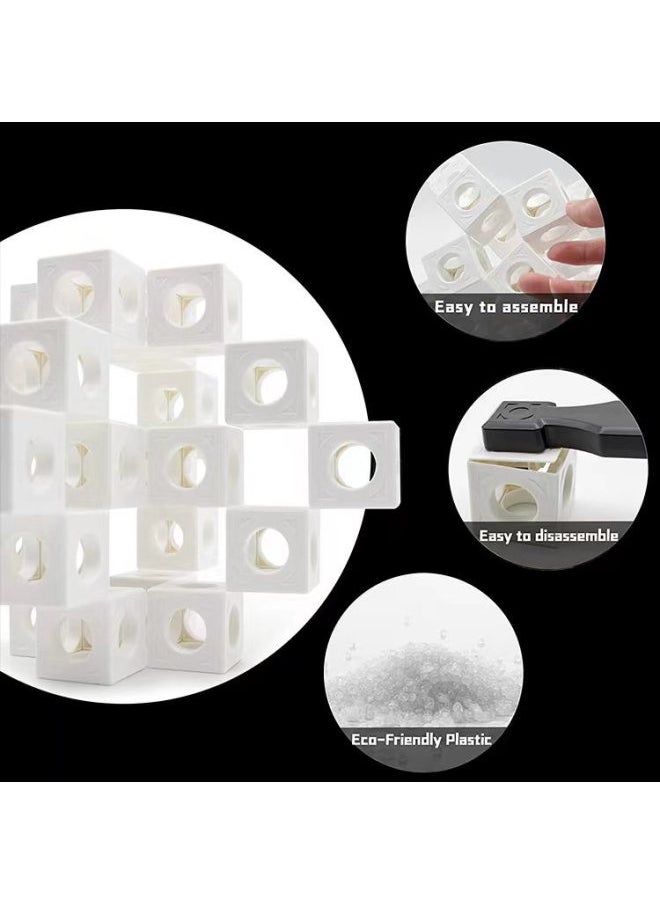 null - Fun Three-dimensional Cube Puzzle 3D Cube Changeable Cube Toy-Color:127PCS Fun Cube Magic Cube - Image 1