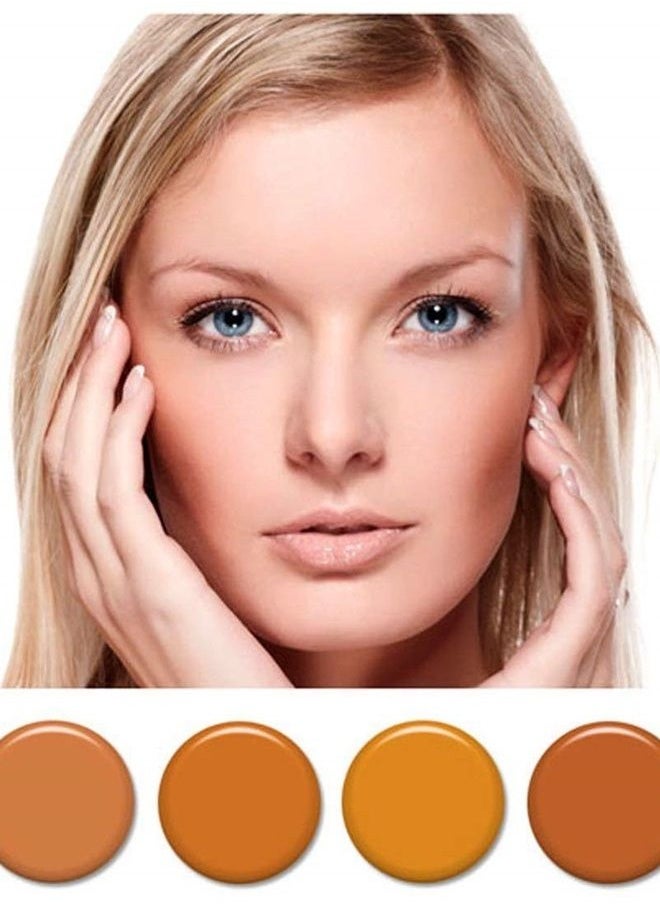 Art of Air - 4pc MEDIUM complexion Professional Airbrush Cosmetic Makeup Set 1/2 oz bottles - Image 1