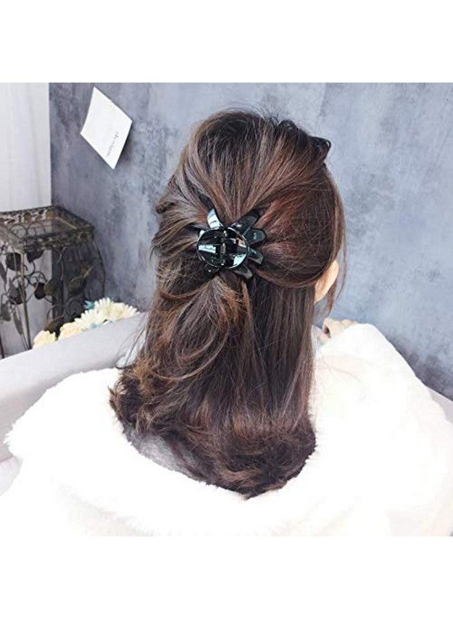 Aeyistry 2 Pcs Big Hair Claw Clips For Women And Girlsnon Slip Octopus Claws Headdress Classic Plastic Spider Claw Hair Clips For Thick Hair (Blackbrown) - Image 5