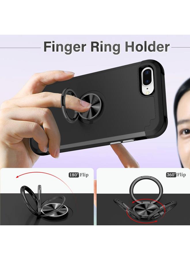 S-TOP Case For iPhone 8 Plus / 7 Plus L2 Rotating Ring Holder Magnetic Phone Case - Image 3