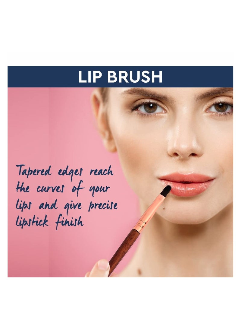 GUBB Lip Makeup Brush For Lipstick Blending Professional Wooden Makeup Brush Single - Image 4