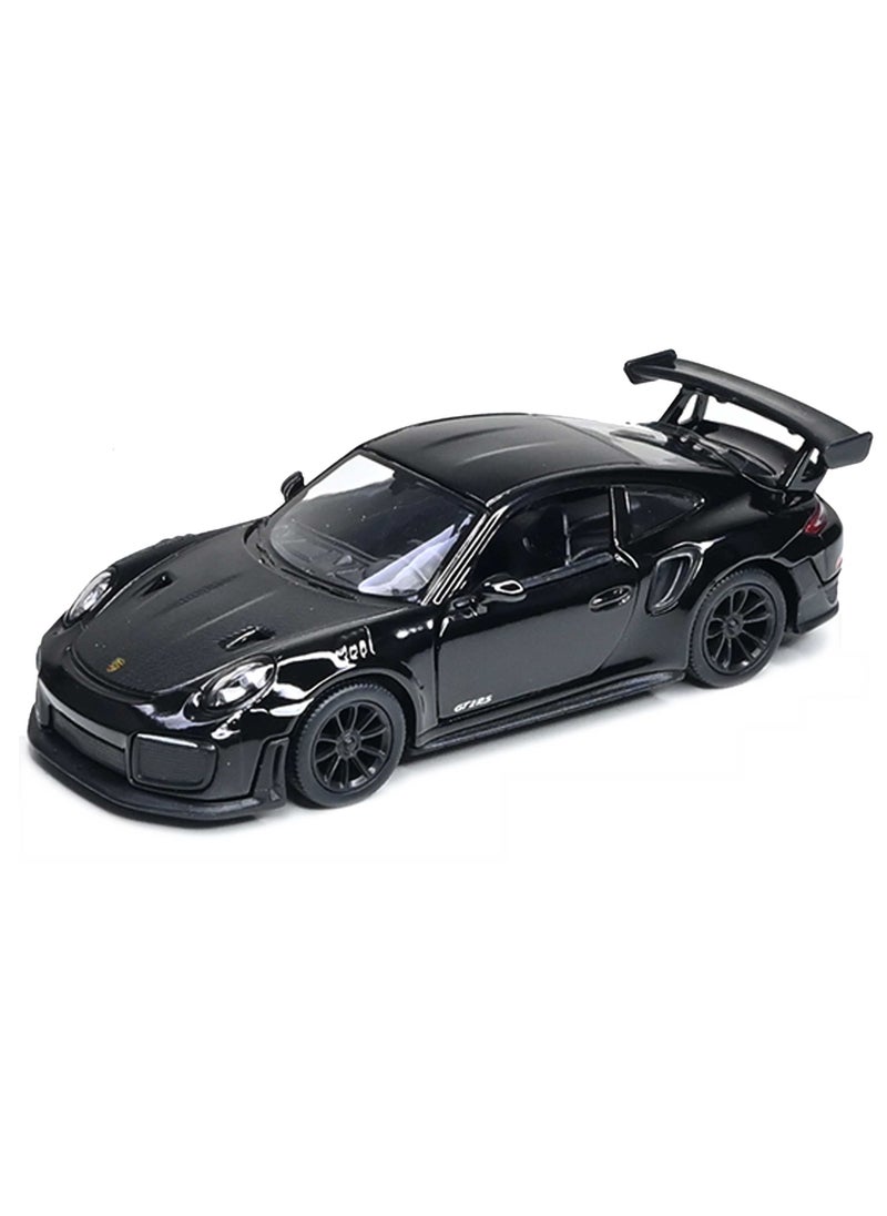 Kinsmart 1:36 Scale Pull Back Action Door Openable Porsche 911 GT2 RS Super Racing Alloy Diecast Miniature Vehicle Toy for Children  - Image 1