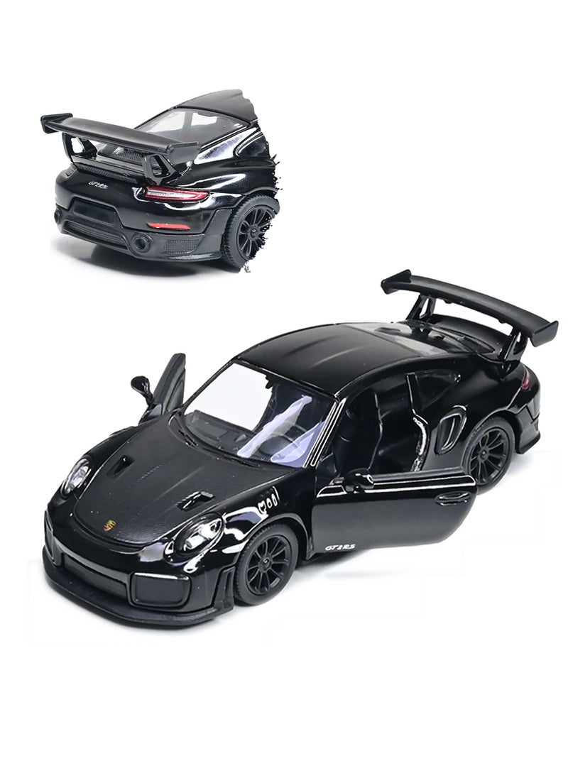 Kinsmart 1:36 Scale Pull Back Action Door Openable Porsche 911 GT2 RS Super Racing Alloy Diecast Miniature Vehicle Toy for Children  - Image 4