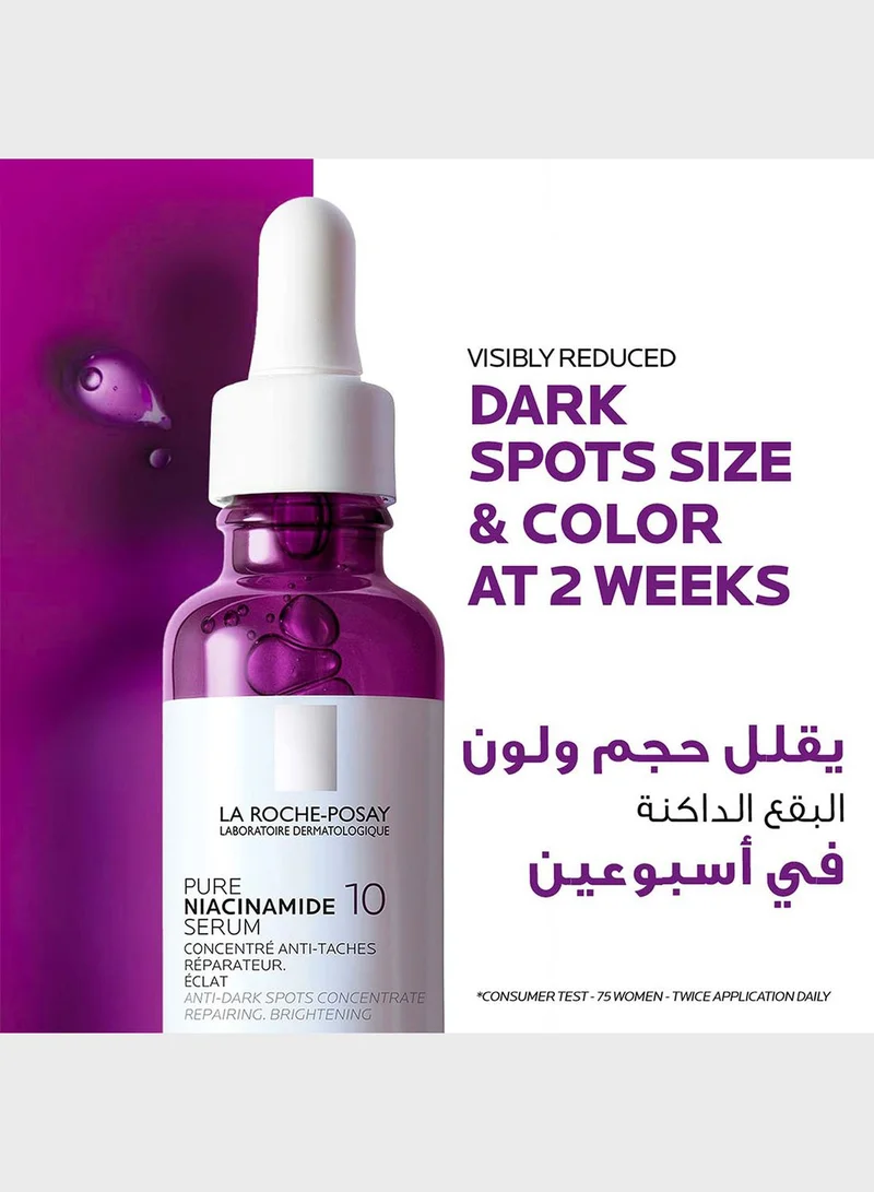 LA ROCHE-POSAY Pure Niacinamide 10 Serum for Dark Spots 30ml