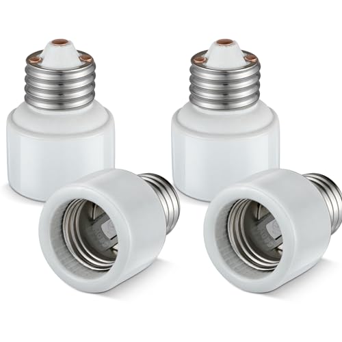 EMNOOTI Light Socket Extender,Porcelain Socket Extension Adapter,E26 to E26 Standard Medium Screw Bulb Socket Extender Adapter,Recessed Socket Extension Converters - Image 1
