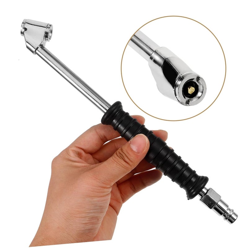 3 قطع فوهة توصيل سريع قابلة للقفل متعددة الألوان لخرطوم هواء الإطارات، لمنفخ هواء إطارات السيارات - Image 3