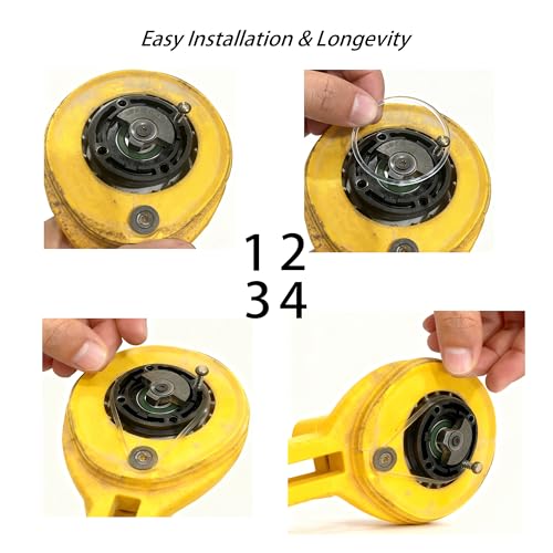Wonwopn 6Pack 903373 N430442 Random Orbit Sander Drive Belt 878198 N372461 Compatible with Porter Cable DeWalt 332 333VS 334 344 343VSK DWE6420 DCW210D1 Cable Random Orbit Palm Sander - Image 5