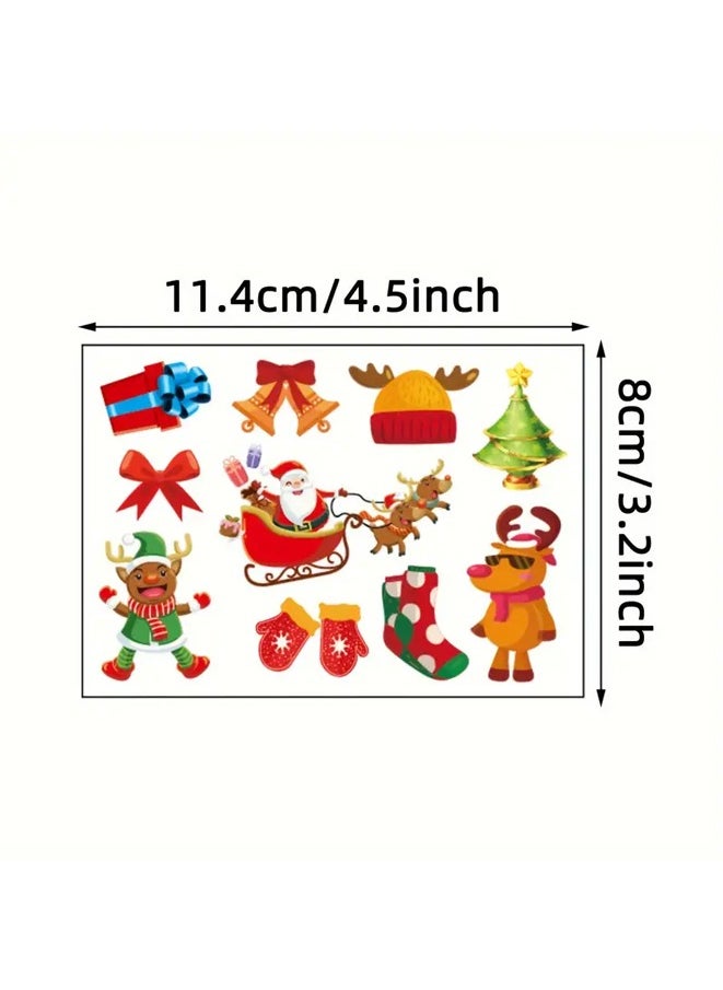 Muyixin 12Piece Tattoo Sticker Festival Element Series 120+ Cartoon Patterns Temporary Tattoo Stickers Waterproof Lasting 2-6 Days  - Image 4