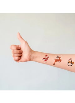 Muyixin 12Piece Tattoo Sticker Festival Element Series 120+ Cartoon Patterns Temporary Tattoo Stickers Waterproof Lasting 2-6 Days  - Image 3