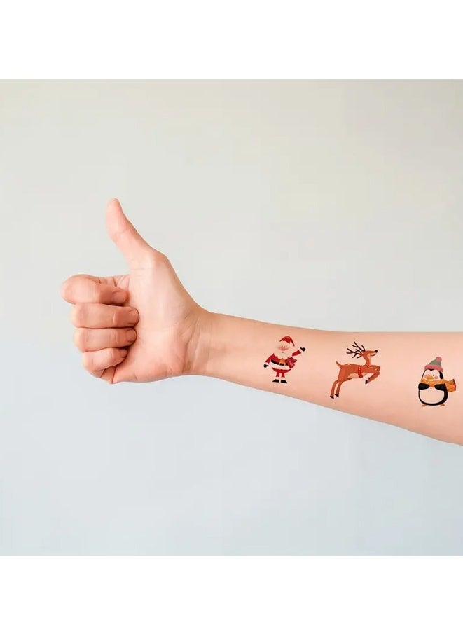 Muyixin 12Piece Tattoo Sticker Festival Element Series 120+ Cartoon Patterns Temporary Tattoo Stickers Waterproof Lasting 2-6 Days  - Image 3