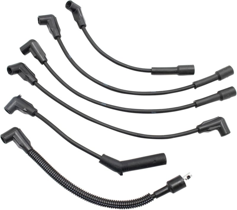 TRQ Ignition Engine Spark Plug Wire Kit Set Direct fit for Wrangler Cherokee Dakota 2.5L - Image 2