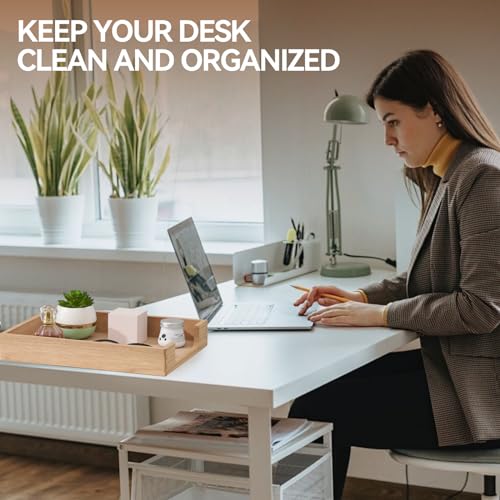 Kirigen Wood Letter-Size Tray Single-Tier (TP-NA)- Wooden Tones Collection Front-Load Documents Tray for Office Desktop Organizer - Desk Magazine, File, Folder, Paper Holder Natural - Image 5