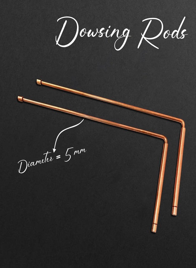 BRONGS Copper Dowsing Rods Pair for Vastu |Diameter-5 MM | Set of Board & Brass Pendulum| Aura Energy Checker | Feng Shui | Reiki | Divining Rod | L-Rod |Pendulum Assorted - Image 5