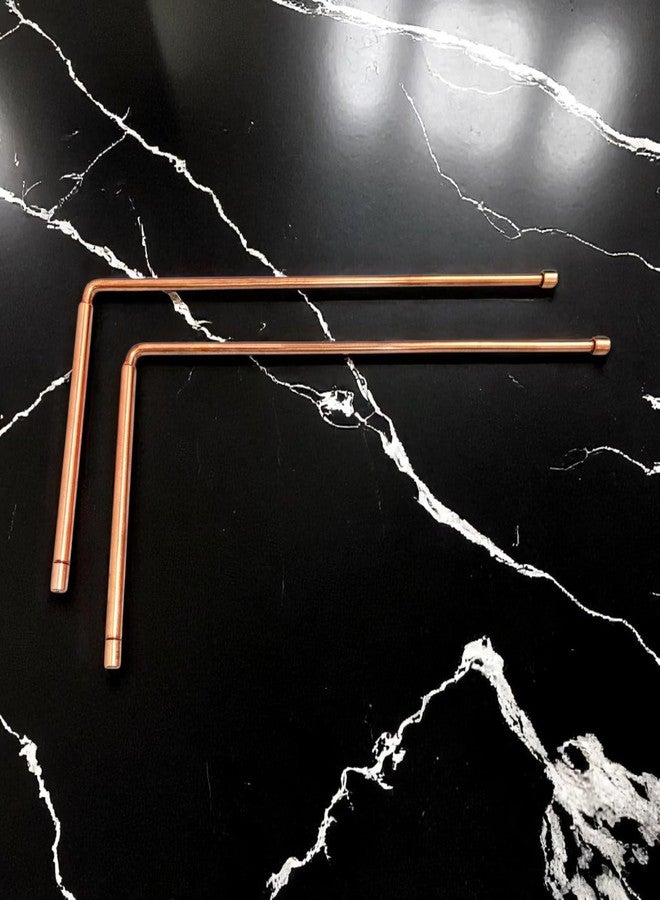 BRONGS Copper Dowsing Rods Pair for Vastu |Diameter-5 MM | Set of Board & Brass Pendulum| Aura Energy Checker | Feng Shui | Reiki | Divining Rod | L-Rod |Pendulum Assorted - Image 4