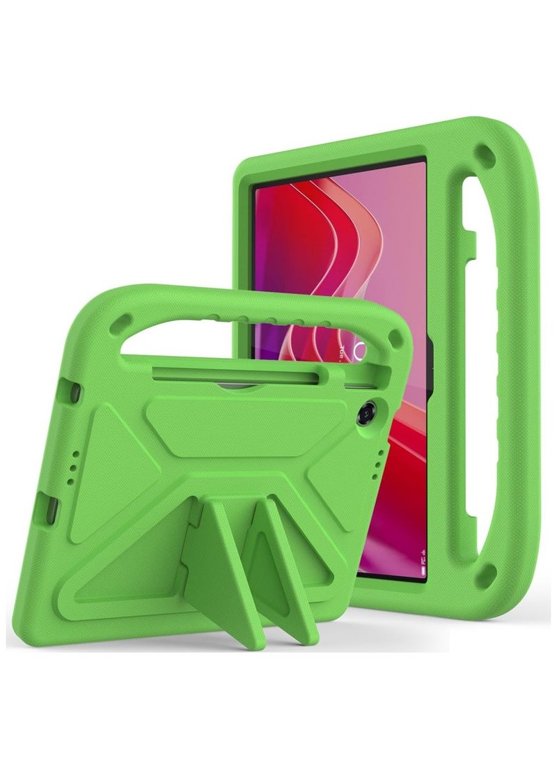 عام غطاء أطفال للينوفو تاب 10.1 إنش 2025 (طراز TB311FU / TB311XU) - [صديق للأطفال] غطاء لوحي متين وخفيف الوزن من مادة EVA مع مقبض وحامل مقاوم للصدمات - Image 1