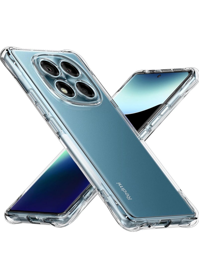 Case Xiaomi Redmi Note 14 Pro 4G / Poco X7 5G Case Clear, Protective Case Xiaomi Redmi Note 14 Pro 5G / Thin with Drop-Proof Corner Cases Silicone TPU Case - - Image 1