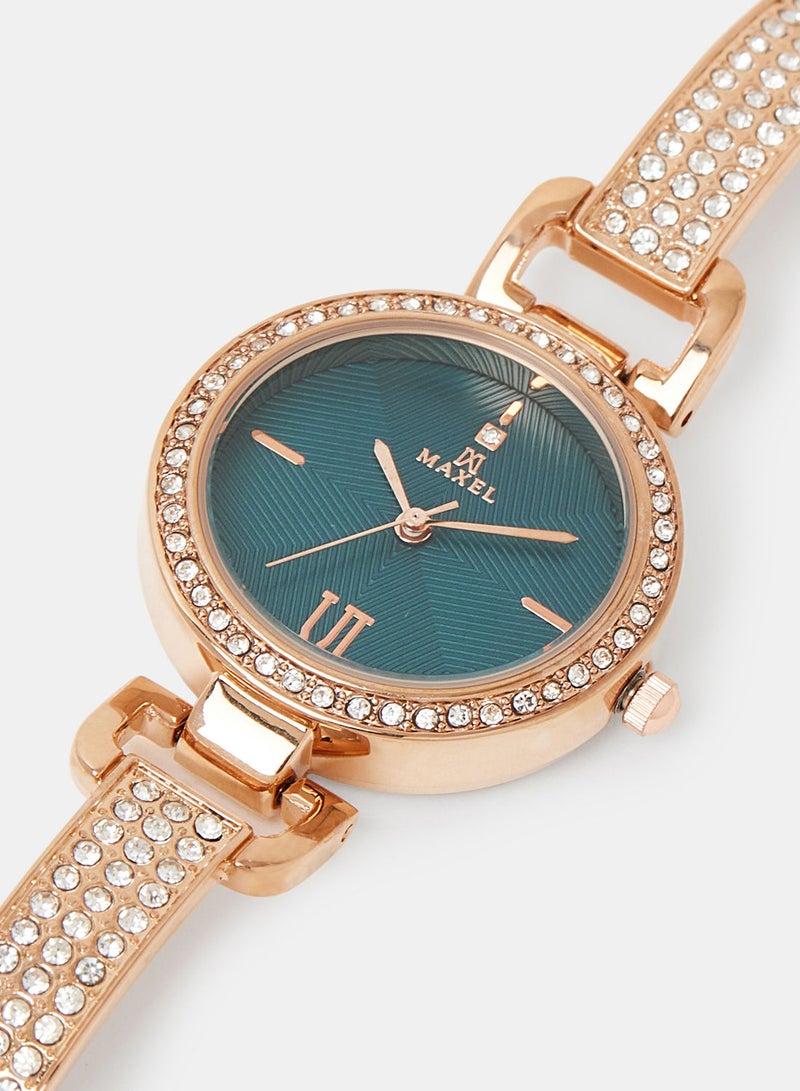 Maxel Women's Comet Analog Wrist Watch MX246 - 28mm - Image 2