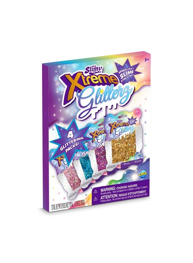 ORB Slimy Xtreme Glitterz 4 Pack 1349200199 - Image 1
