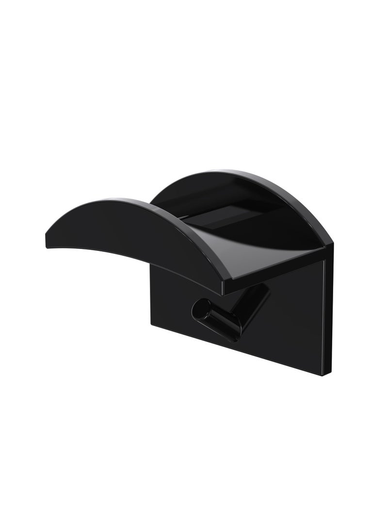1 x 5 pcs New Baseball Cap Hooks Seamless Storage short black 