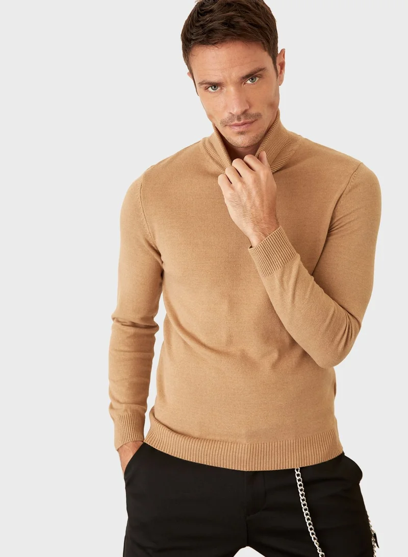 DeFacto High Neck Sweater