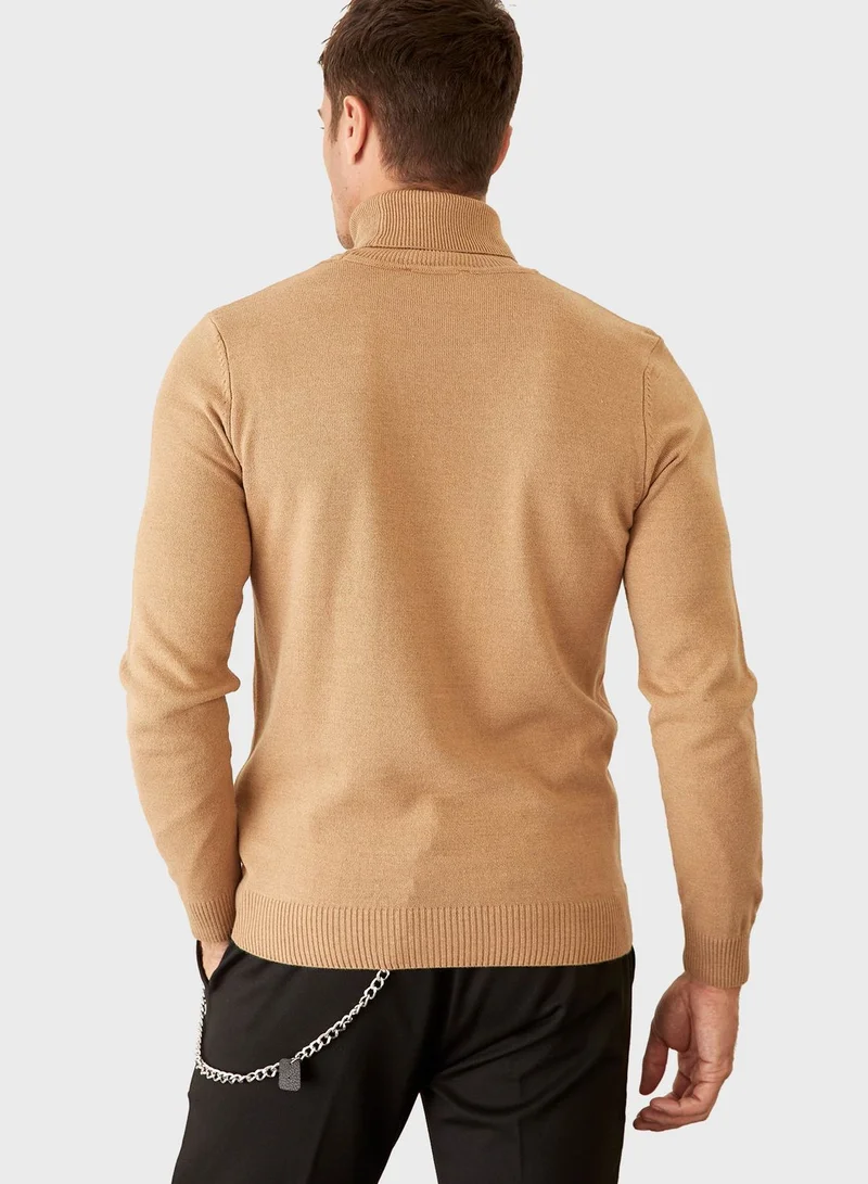 DeFacto High Neck Sweater