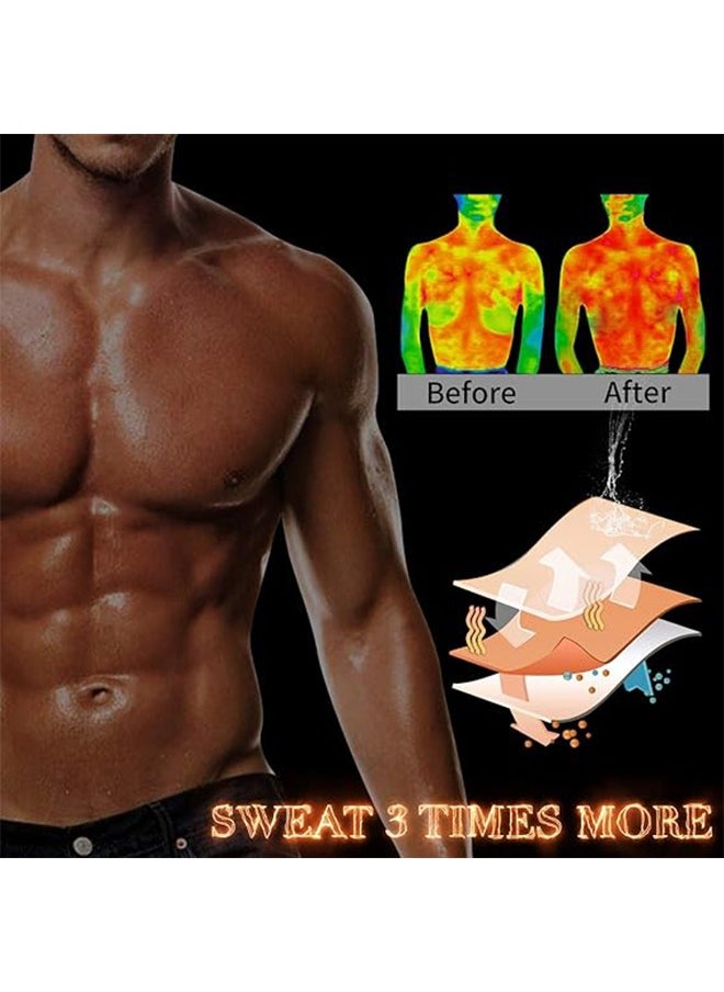 GRKC Men's Slimming Vest Body Shaper with Double-Breasted Tummy Control, Beer Belly Concealment, Heat Retention, Tight Fit Sports Sauna Vest for Gym Workout  - Image 3