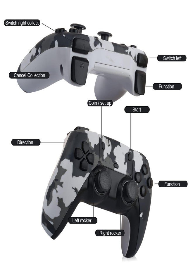 Playtastic Wireless Video Games for Tv Gaming, Retro Gaming Console with Game Stick 4K Ultra HD Game Stick with 10 Emulators 24000+ Games 2.4G Wireless (Army) - Image 5