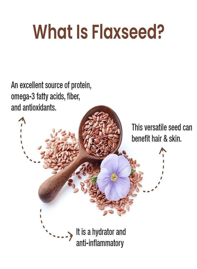 PSMS Flaxseed Gel With Vitamin E For Hair & Skin, Strengthens & Nourishes Hair (300 ml) - Image 2