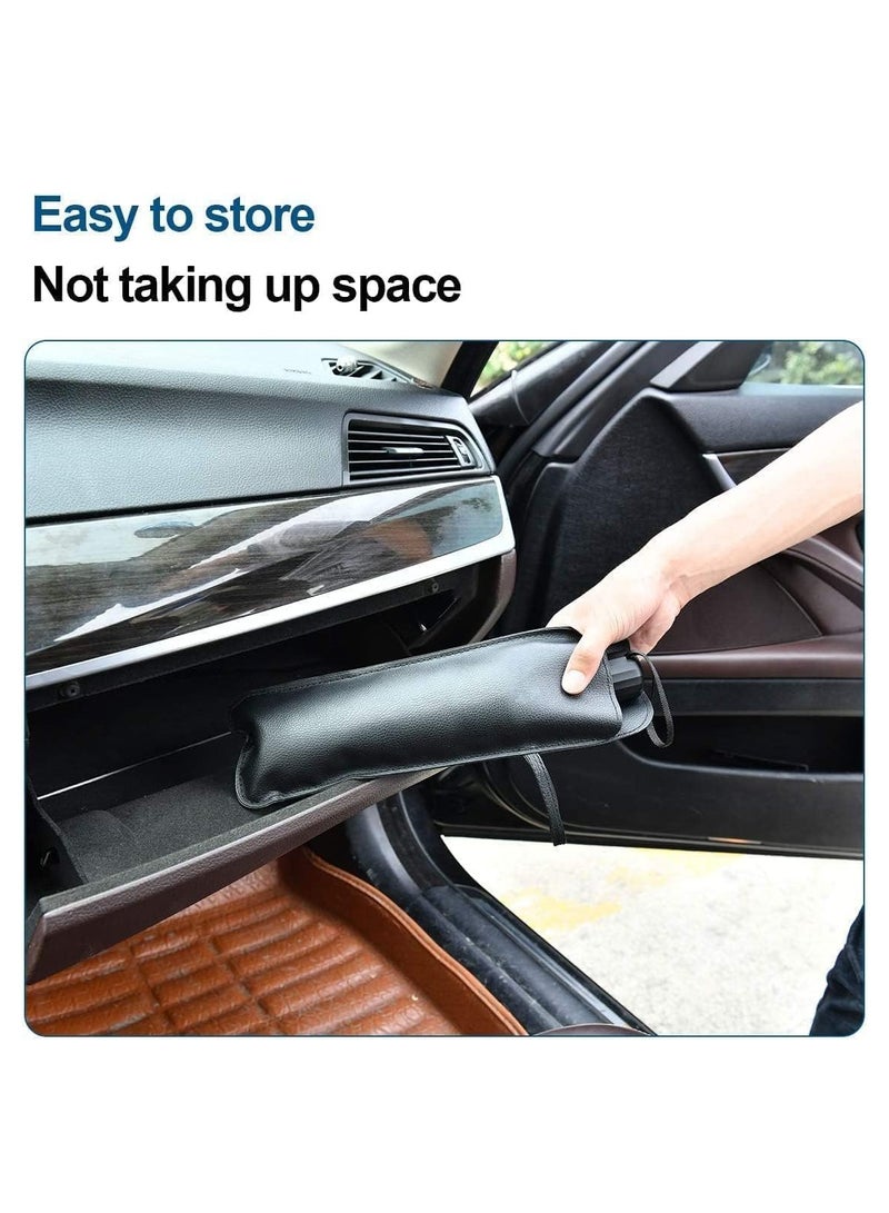 Front Windshield Titanium silver umbrella surface Isolate Heat Foldable Sunshade Car Cover Visor Umbrella Sunshade suitable for Most Cars Vehicle - Image 4