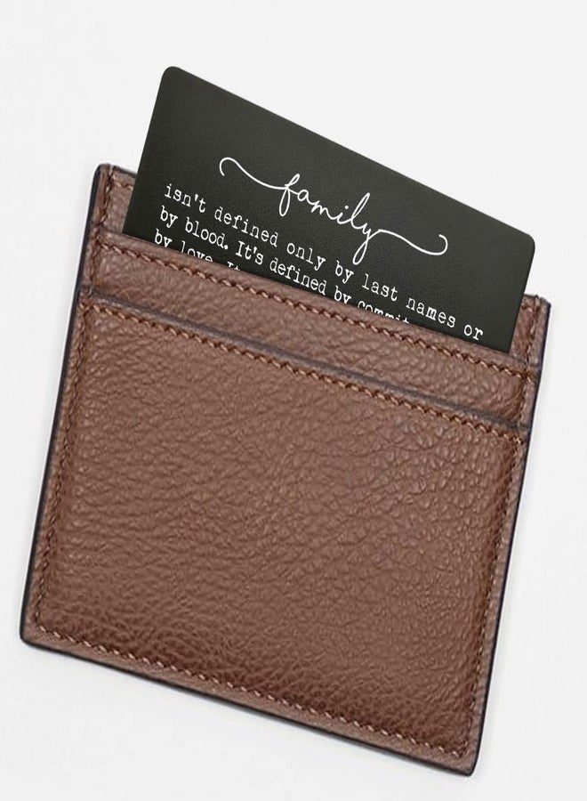 OFlyDesigns Family Isn't Defined Only By Last Names or By Blood, Wallet Insert Card Gift For Family, Friendship Gifts, Adopted Family, Gifts of Love, Never Giving Up On Each Other - Image 4