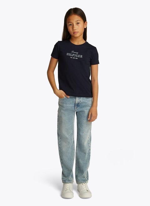 Kids Tommy Script Ss T-Shirt