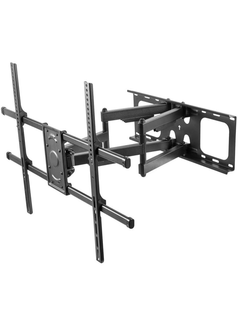 Skill Tech SH 860P LCD TV MOUNT Stand Heavy-Duty Full-Motion TV Wall Mount  50" to 90" Fit Screen Size  Up to 75kg Weight Capacity  Tilt & Swivel Adjustability  Cable Management, Black |  - Image 2