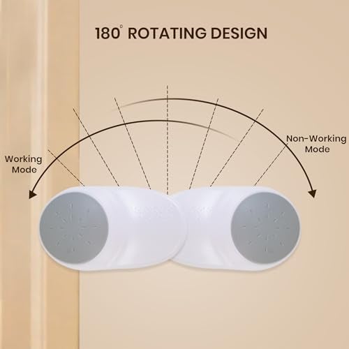 BASEEFY Baby Safety Door Stopper – Anti-Pinch Finger Guard Door Slam Stopper, Strong Adhesive 180° Rotating Child Safety Door Protector, EN71-3 Safety Certified (Pack of 2) - Image 3