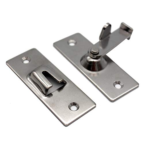 dingchi Large 90 Degree Right Angle Door Lock Buckle Security Door Lock, Stainless Steel Door and Window Lock bar Bolt barn Sliding Door Lock Sliding Latch - Image 5