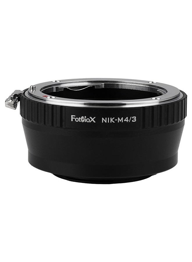 Fotodiox Lens Mount Adapter - Nikon Nikkor F Mount D/SLR Lens to Micro Four Thirds (MFT, M4/3) Mount Mirrorless Camera Body - Image 1