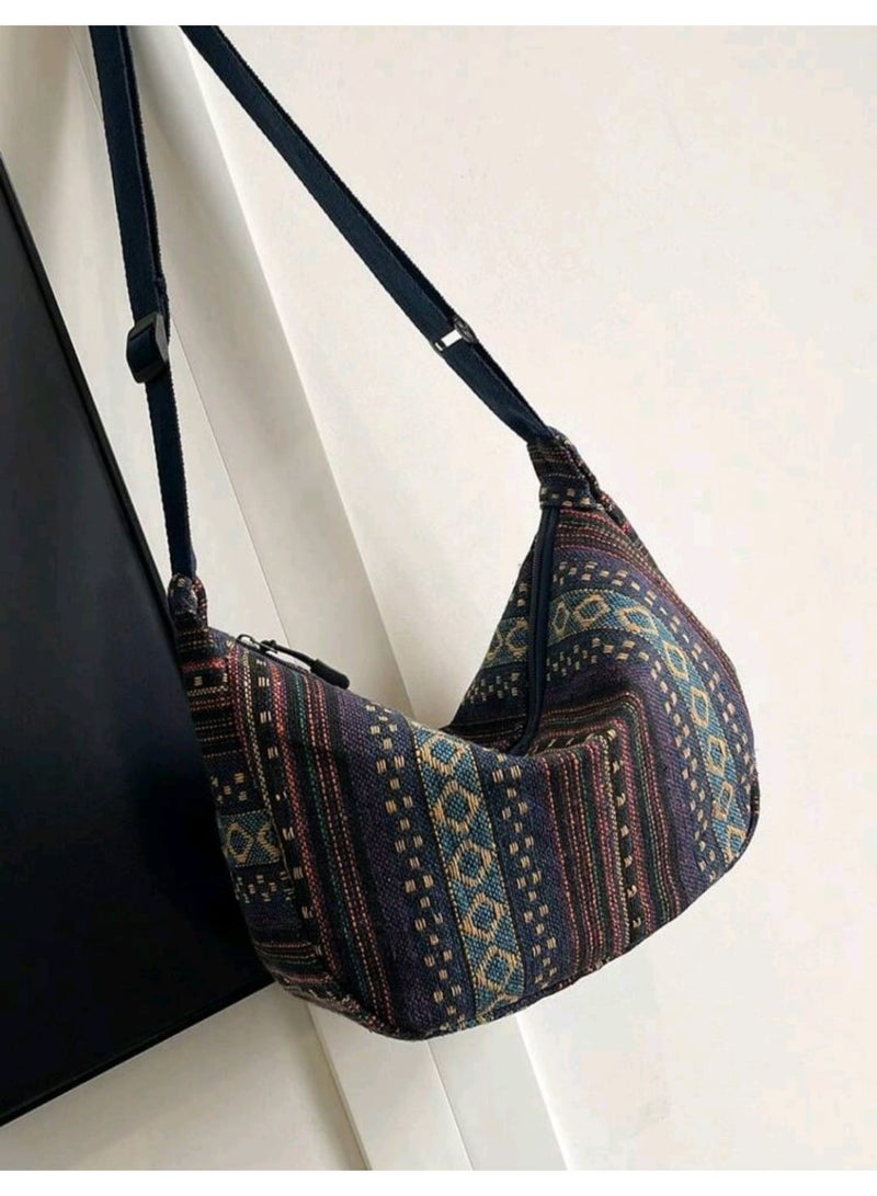 Shein Women's Fashion Casual Plain Embossed Flap Handbag, - Image 2