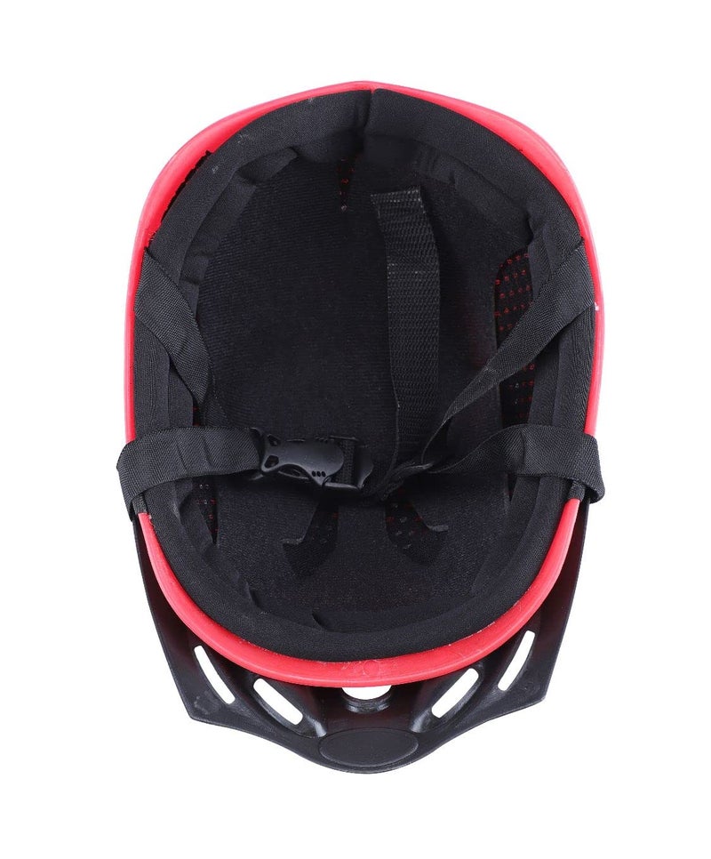FASTPED Bicycle Helmet with Sun Visor Suitable for Kids, Boys and Girls up to 10 Years (Pink) (Red) - Image 3