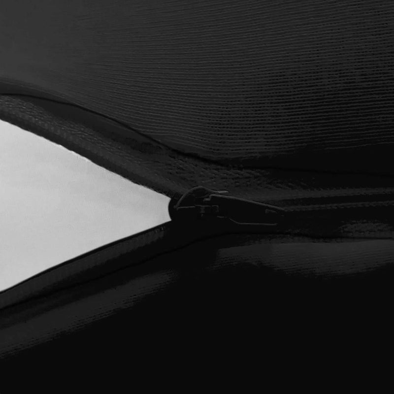 Betty Dain Stretch Jersey Universal Pillowcase - One Size Fits All Pillows, 100% Jersey Knit Cotton Pillowcase, Soft Covering for Standard and King Pillows, Zipper Closure, Black, 2 Per Pack - Image 4