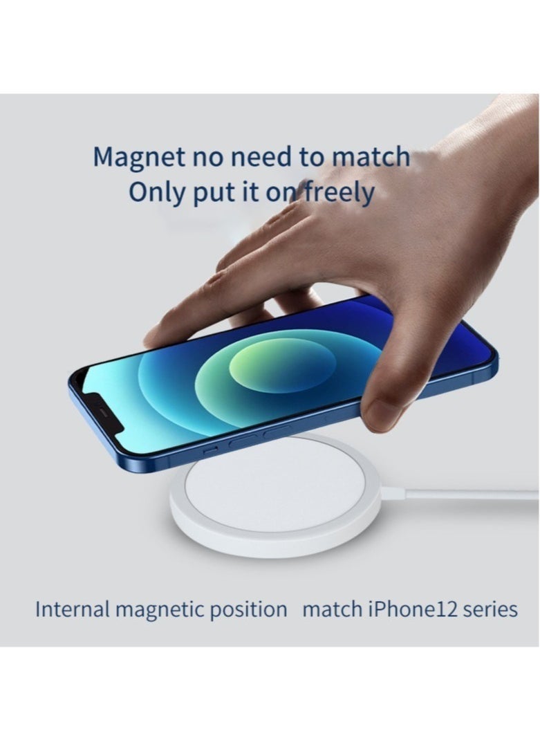 Professional Magnetic Fast Electric Wireless Charger For Apple iPhone 12/11/X/S/8/7 - Image 3