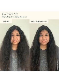 RANAVAT BOTANICS RANAVAT Mighty Majesty - Fortifying Hair Serum - Hair Oil Serum for Scalp Hydration, Frizz Control, & Hair Shine - With Jasmine and Amla Extract (1.7 oz)  - Image 2