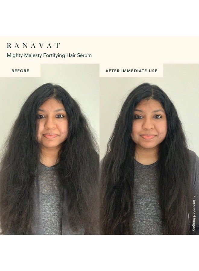 RANAVAT Mighty Majesty - Fortifying Hair Serum - Hair Oil Serum for Scalp Hydration, Frizz Control, & Hair Shine - With Jasmine and Amla Extract (1.7 oz)