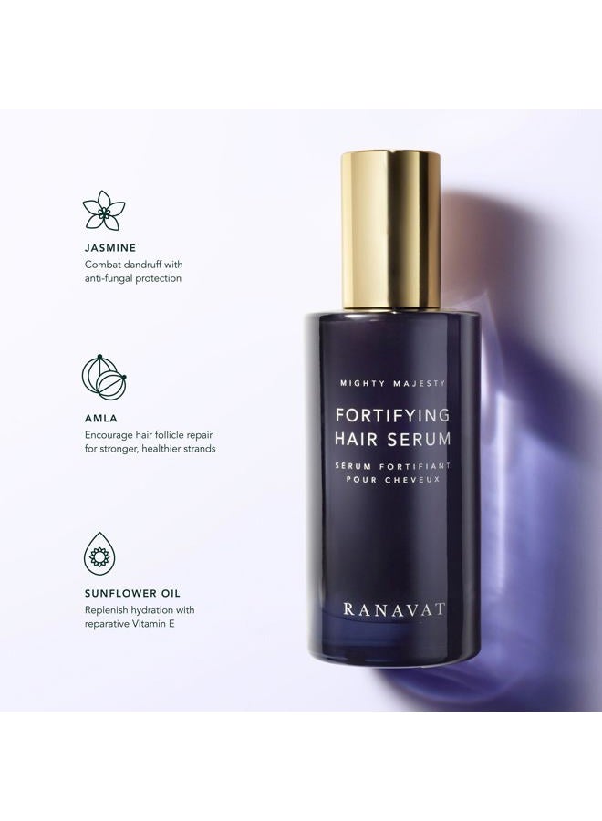 RANAVAT Mighty Majesty - Fortifying Hair Serum - Hair Oil Serum for Scalp Hydration, Frizz Control, & Hair Shine - With Jasmine and Amla Extract (1.7 oz)