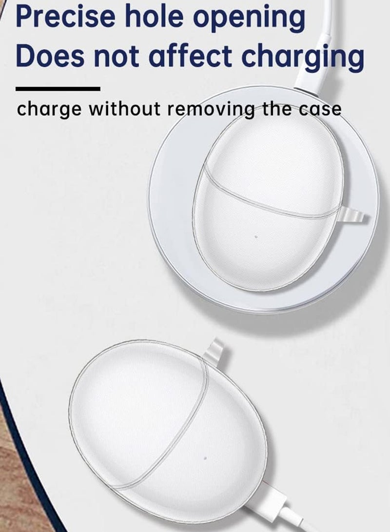 Transparent for Huawei FreeBuds Pro 4 Case, with Cleaning Kit and Lanyard, Soft TPU Cover  - Image 2