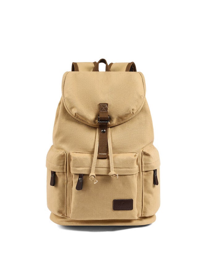 Viney Canvas Backpack For Men And Women, Travel Bag, School Bag, Large Capacity Laptop Bag For College Students, High School And Middle School Students, Hiking Bag, Luggage Bag, Fashionable Casual Business Trip Outdoor Travel Backpack - Image 2
