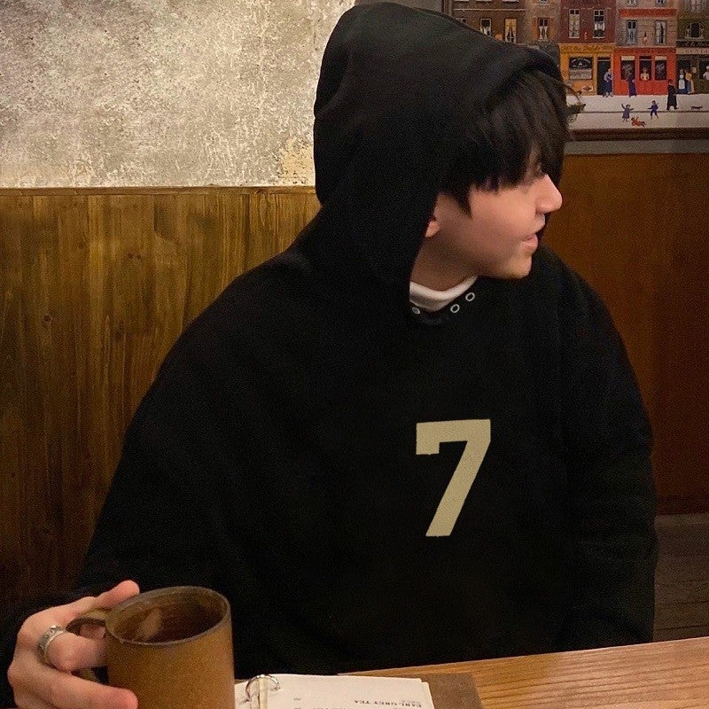 FOG ESSENTIALS Velvet 7 Hoodie Sweatshirt Black  - Image 5