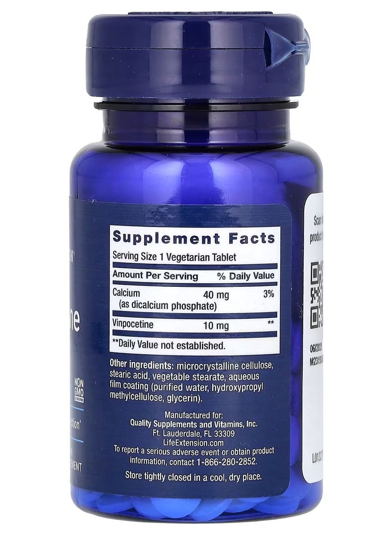 لايف إكستنشن تمديد الحياة، فينبوسيتين، 10 ملغ، 100 قرص نباتي - Image 2