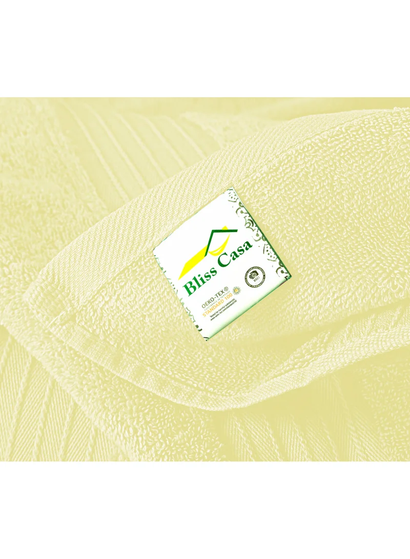 Bliss Casa 1-Piece Bath Sheets, 100% Combed Cotton 550 GSM Superior Quality Towels, Quick Dry Highly Absorbent, Thick, Soft and Hotel Bathroom Towels for Bath and Spa 90x180 cm