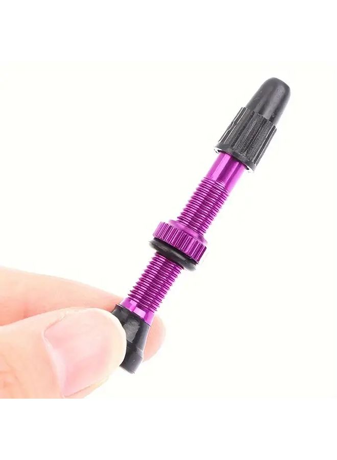 Green Tubeless Bike Tire Valve With Colored Caps Easy Installation For Mountain Road Bike ATV - Image 5