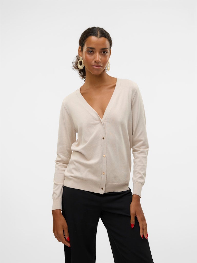 VERO MODA VMSILJE LS V-NECK CARDIGAN GA NOOS - Image 1